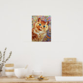 Ginger Cat, Louis Wain ポスター (キッチン)