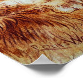 Ginger Cat, Louis Wain ポスター (角)