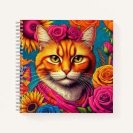 Ginger cat notebook! ノートブック
