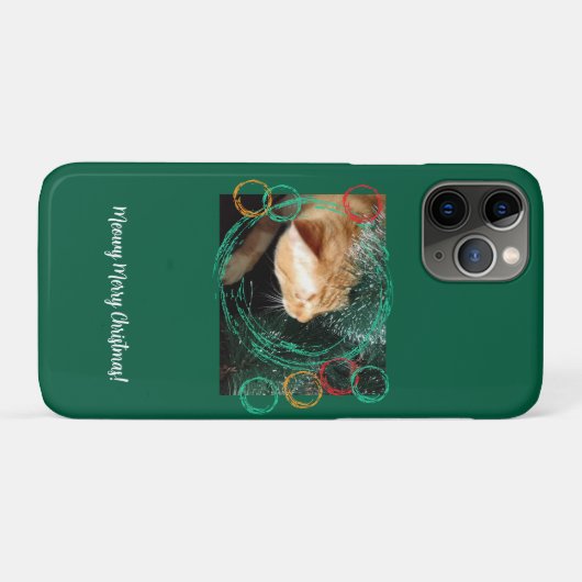 Ginger Cat Text Photo , Customize, Keepsake Case-Mate iPhoneケース (裏面(横))