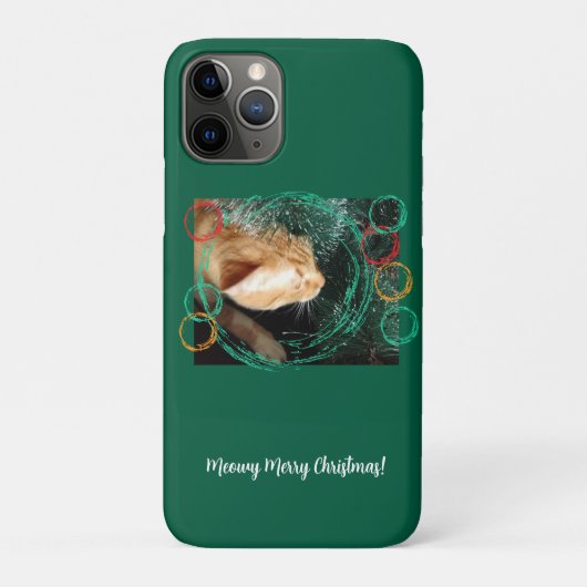 Ginger Cat Text Photo , Customize, Keepsake Case-Mate iPhoneケース (裏)