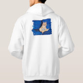 Ginger Gamer Cat パーカ (裏面)