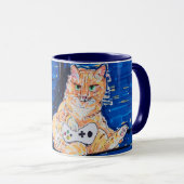 Ginger Gamer Cat マグカップ (正面右)