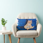 Ginger Gamer Cat ランバークッション (椅子)