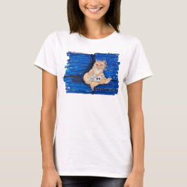 Ginger Gamer Cat Tシャツ