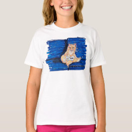 Ginger Gamer Cat Tシャツ
