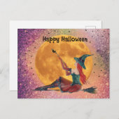 Ginger Halloween witchポストカードby Renee ポストカード (正面/裏面)