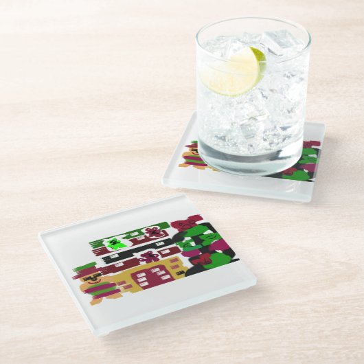 Ginger hotel ガラスコースター (アングル)