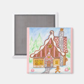 ginger_house_waveマグネット マグネット (正面/裏面)