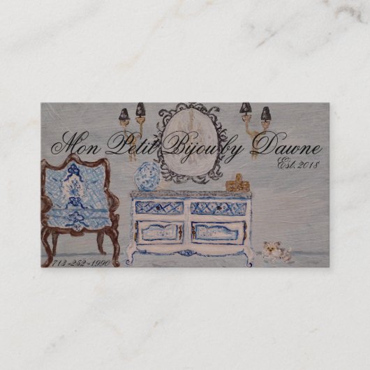 Ginger Jar標準、3.5インチx 2.0インチ・ビジネス・カード 名刺 (正面)