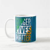 Ginger Lives Irish Flag St Patricks Day Redhead Me コーヒーマグカップ (左)