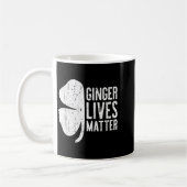 Ginger Lives Shirt Irish Men Women St Patricks Day コーヒーマグカップ (左)