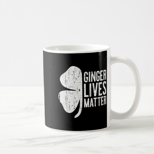 Ginger Lives Shirt Irish Men Women St Patricks Day コーヒーマグカップ (右)
