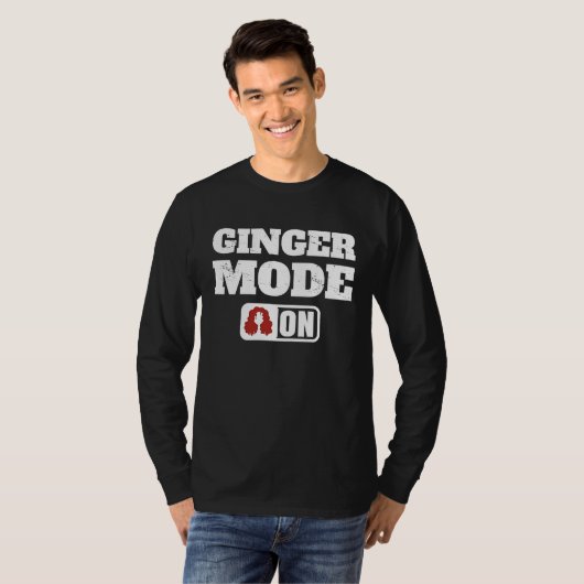 Ginger Mode On For Her  Irish St Patricks Day Coup Tシャツ (正面フル)