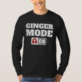 Ginger Mode On For Her  Irish St Patricks Day Coup Tシャツ (正面)