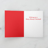 Ginger, Orange, "For Daughter" Christmas  シーズンカード (内部)