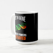 Ginger Powers Activated DNA Mutant Funny Redhead コーヒーマグカップ (正面左)