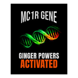 Ginger Powers Activated DNA Mutant Funny Redhead ポスター