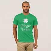 Ginger Pride - 聖パトリックの日 Tシャツ (正面フル)