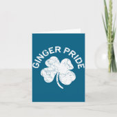 Ginger Pride Shirt Irish Men Women St Patricks Day カード (正面)