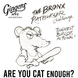 Ginger’s NYC Mouseteria "猫として十分ですか?" ボウル