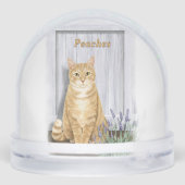 Ginger Tabby Cat at Lavender Door Personalized (裏面)