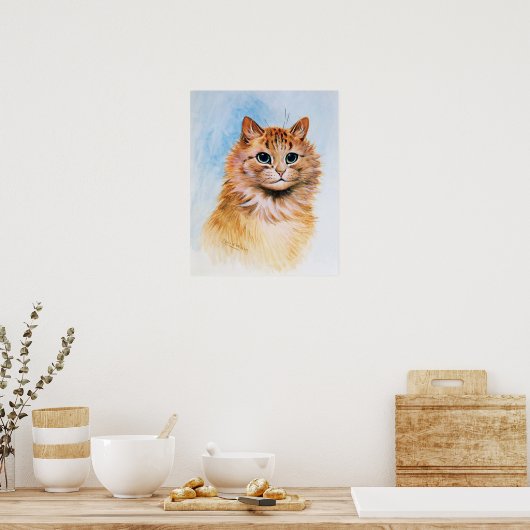 Ginger Tom, Louis Wain ポスター (キッチン)
