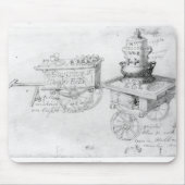 Gingerbeerおよび熱い年長者のワインは停止します マウスパッド (正面)