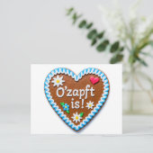 Gingerbreadハートとオクトーバーフェスト応答 シーズンポストカード (スタンド正面)