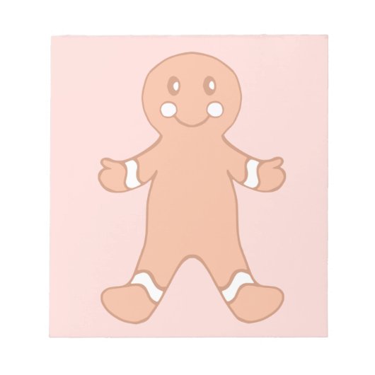 Gingerbreadメモ帳 ノートパッド (正面)