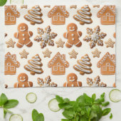 Gingerbread キッチンタオル (折り畳み)
