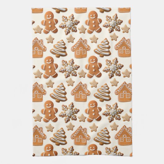 Gingerbread キッチンタオル (縦)