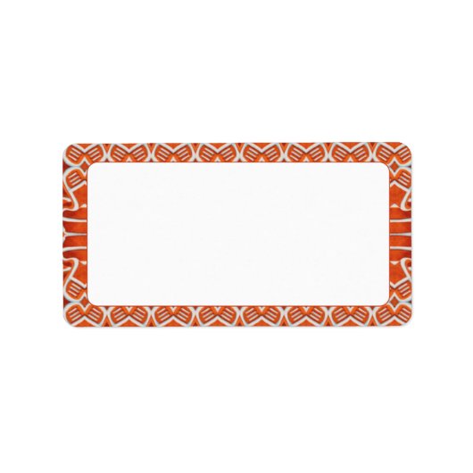 GINGERBREAD 2.375インチx.1.25インチラベル ラベル (正面)