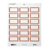 GINGERBREAD 2.375インチx.1.25インチラベル ラベル (フルシート)