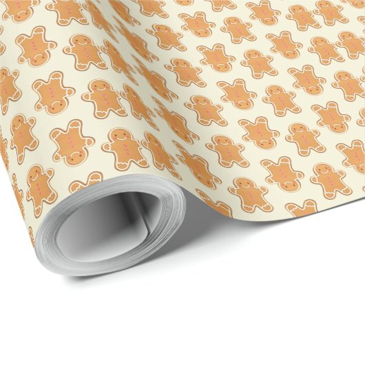 Gingerbread Baby Gift Wrapping Paper Christmas ラッピングペーパー (ロールコーナー)