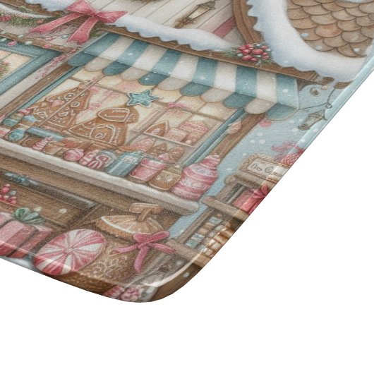 Gingerbread Bakery House Cutting Board カッティングボード (角)