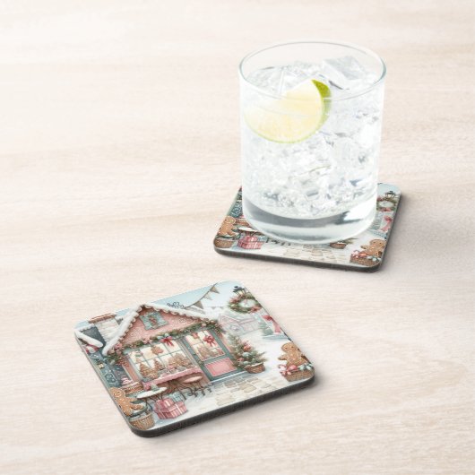 Gingerbread Bakery House Shop コースター (右側)