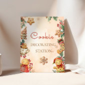 Gingerbread Birthday Cookie Decorating Station ポスター