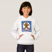 Gingerbread - Blue Snowflakes Pattern - Merry Xmas (正面フル)