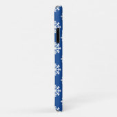 Gingerbread - Blue Snowflakes Pattern - Merry Xmas Case-Mate iPhoneケース (裏面/右)