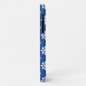 Gingerbread - Blue Snowflakes Pattern - Merry Xmas Case-Mate iPhoneケース (裏面/左)