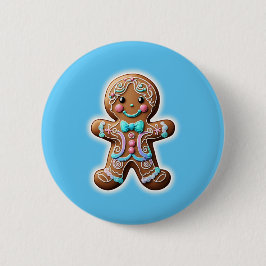 Gingerbread Boy 缶バッジ