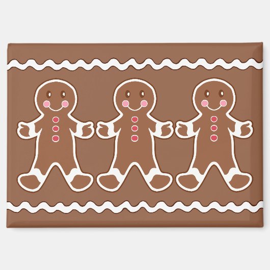 Gingerbread Boys Magnet マグネット (正面)