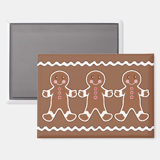 Gingerbread Boys Magnet マグネット (正面/裏面)