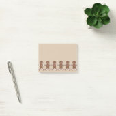 Gingerbread Boys Post It Notes ポストイット (オフィス)