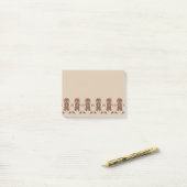 Gingerbread Boys Post It Notes ポストイット (デスク上)