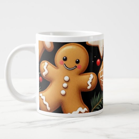 Gingerbread Buddies ジャンボコーヒーマグカップ (左)