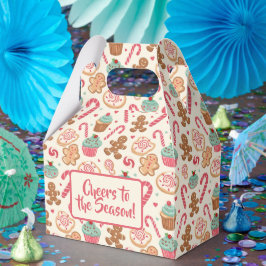 Gingerbread Candyland Christmas Pattern フェイバーボックス