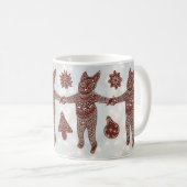 Gingerbread Cat &  Cookies, Christmas 2025 Mug コーヒーマグカップ (正面右)