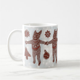 Gingerbread Cat &  Cookies, Christmas 2025 Mug コーヒーマグカップ